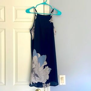 Blue floral sundress